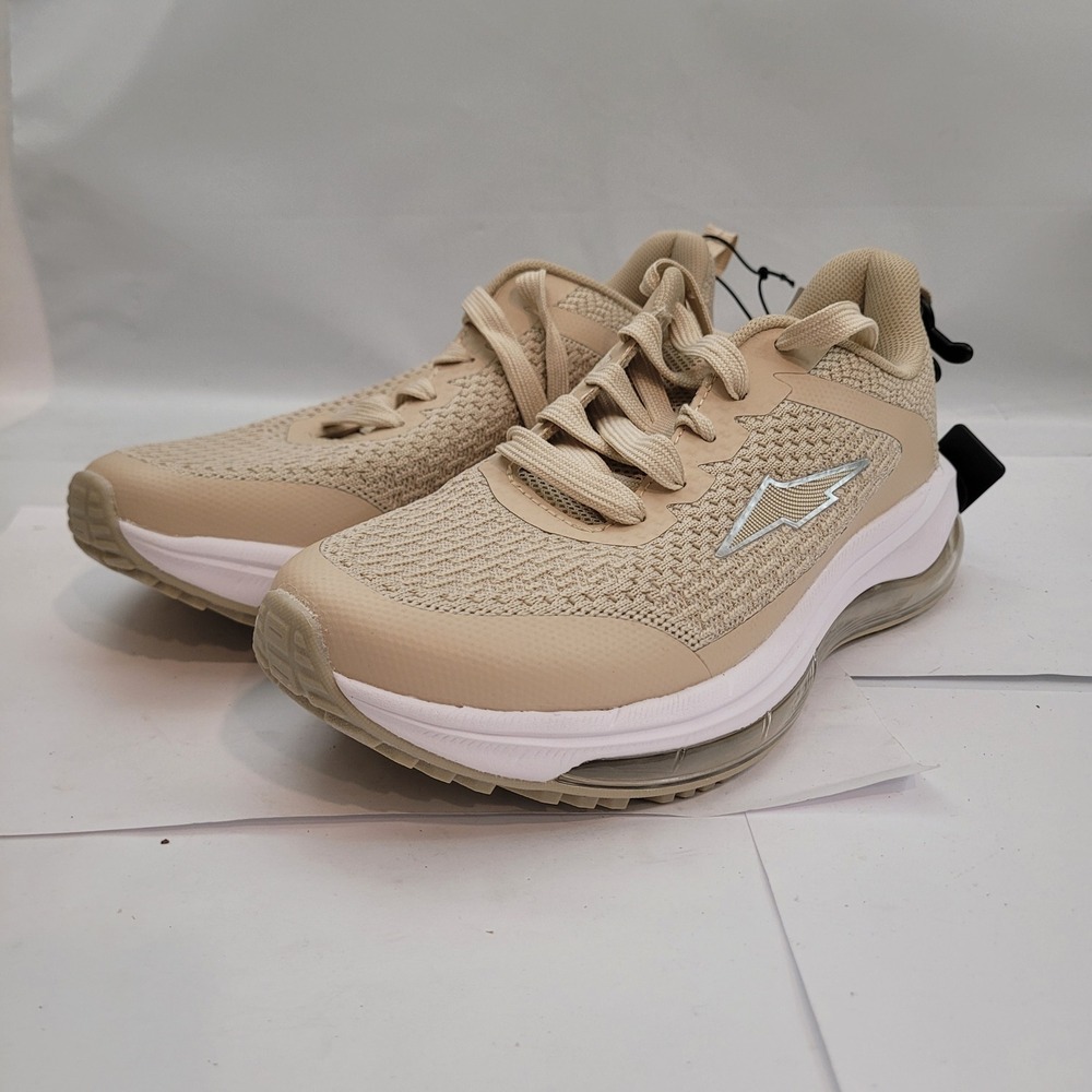 Avia Walking Sneakers Womens Size 6.5 Beige Tan Mesh Air Cushion AV12030W